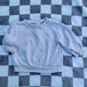 H&M Baby Beige Organic Cotton Crew Neck Sweatshirt Size 3m